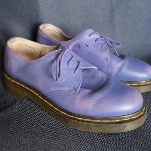 Dr Martens Oxfords in Periwinkle Blue